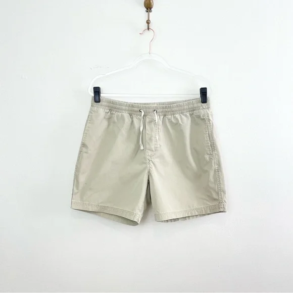 Marine Layer Khaki 6" Saturday Selvage Beach Short - Picture 2 of 7